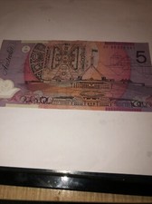AUSTRALIAN 5 DOLLAR BANK NOTE EVANS / FRASER ERA: Circulated: See Photos