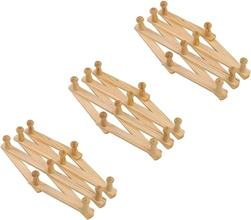 Pebble hug wall hanger wooden - pebble,