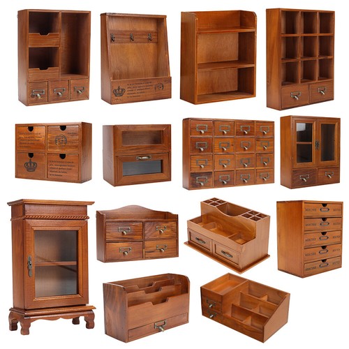 Wooden storage cabinet desktop - wooden,