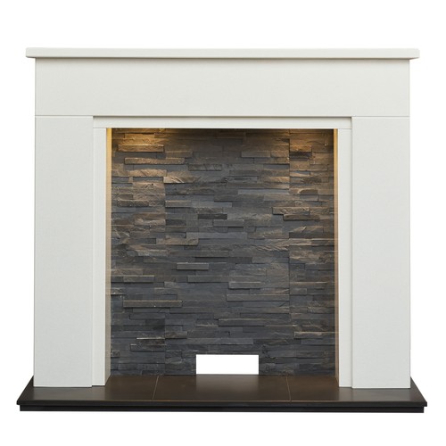 Acantha rimini white - white, marble