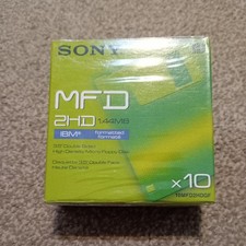 10x SONY Floppy Disks MFD 2HD