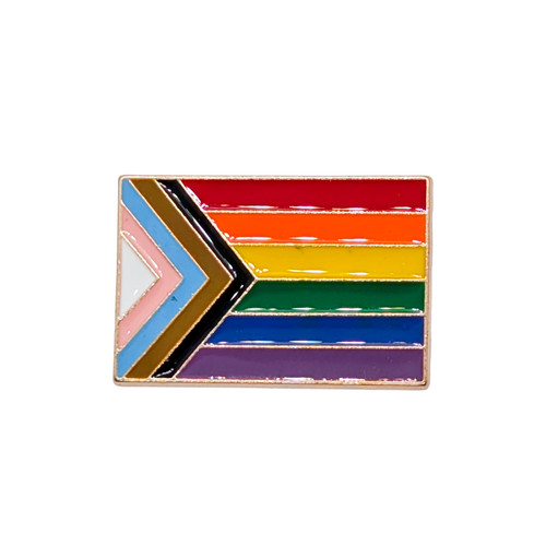 Gay pride progress pin - gay,