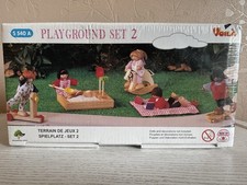 Voila Vintage Dolls' House Size Wooden Playground Set 2 - New & Sealed (F1)