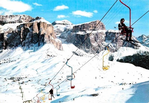 Chairlift passo sella cima - passo, boe