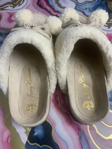 Juicy couture tan slide - couture,