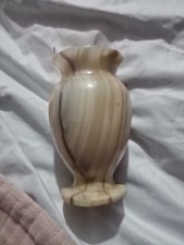 Tall And Heavy  Onyx Vase 