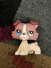LPS Littlest Pet Shop Nintendo Border Collie #1262 DAMAGED - Authentic 