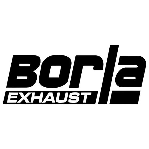 Borla exhaust vinyl decal die - exhaust,