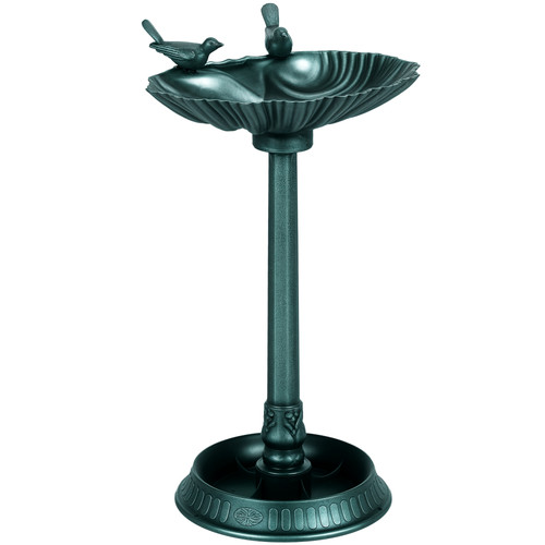 Outsunny 81cm tall bird bath - 81cm,