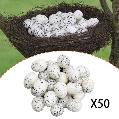 50x artificial bird eggs - eggs, diy