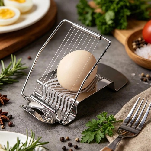 Egg slicer stainless steel - slicer,