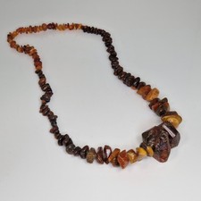 Natural Raw Amber Necklace