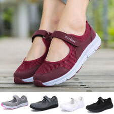 Women Mary Jane Wide Shoes Ladies Flat Sneakers Summer Walking Sandals Non Slip