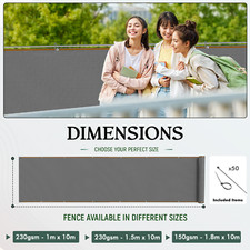 Garden Privacy Screen Fence