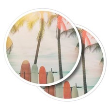 2x Vinyl Stickers Vintage