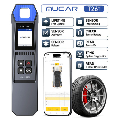 Mucar t261 tpms - relearn, sensor
