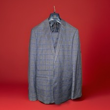 3 Piece Suit Sawyers & Hendricks London 38L Jacket And 32L Trousers