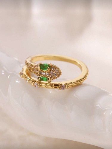 Luxury cubic zirconia snake - zirconia,