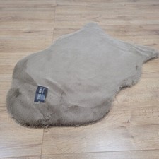 Faux rabbit fur Rug MUSHROOM