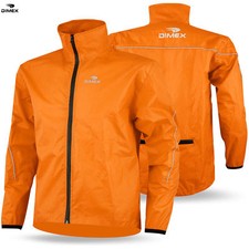 Mens Cycling Jacket High Visibility Waterproof Running Top Rain Coat S to 2XL