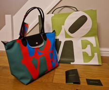 BNWOT Longchamp X Robert Indiana Love Medium Tote