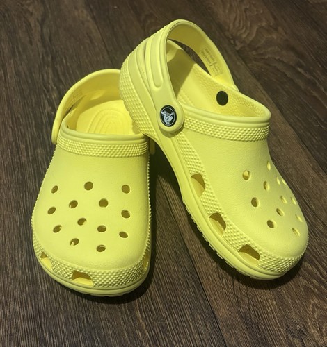 Crocs lemon yellow junior size - crocs,