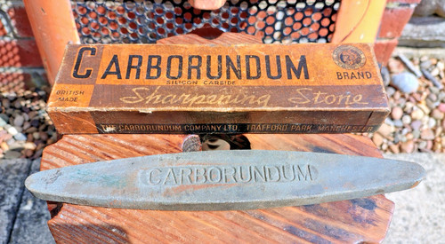 Vintage carborundum sharpening - vintage,