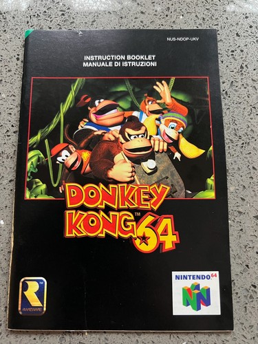 Nintendo n64 donkey kong - nintendo, 64