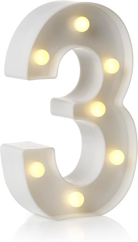 Led light number - light, sign