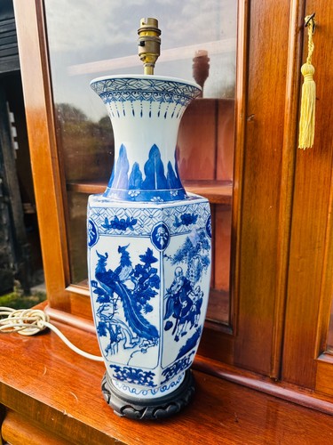 Vintage blue white chinese - vintage,