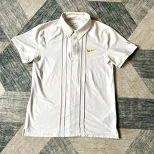Nike Roger Federer RF Tennis Polo Shirt Wimbledon 2010 Size M