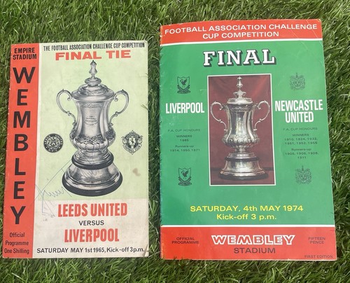 Cup final programme bundle - fa,
