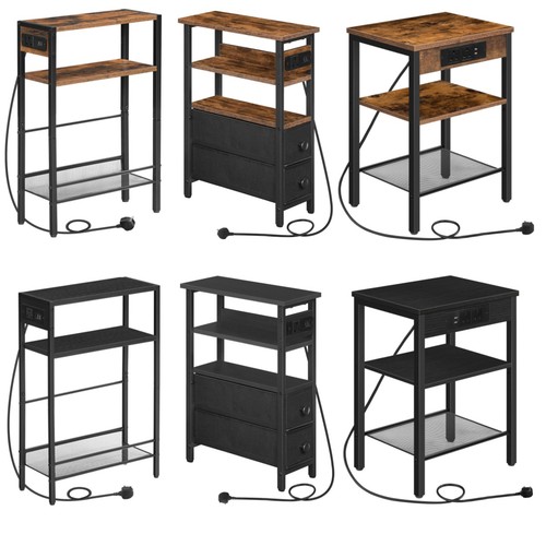 Side table charging station - side, w/charging