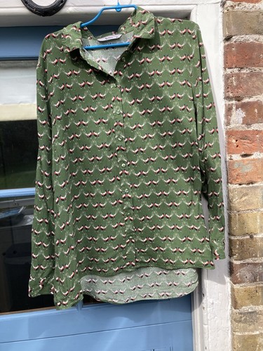 Green pheasants shirt blouse - green,