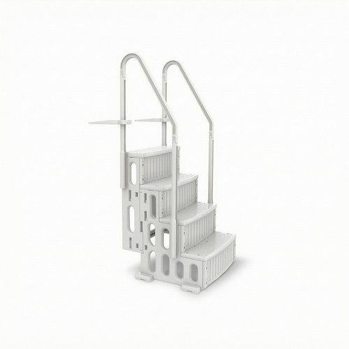 Above ground pool ladder - ground,