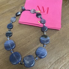 Genuine Lola Rose Blue Agate