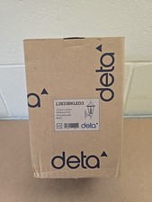 Deta L2833BK Coach Lantern with PIR - 6 Panel (Black)