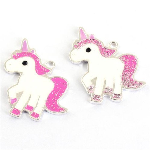 Pink unicorn glitter - x,