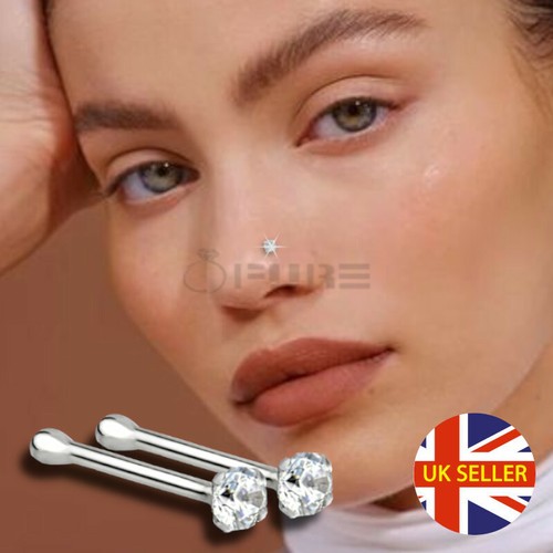 Hypoallergenic diamond nose - diamond,