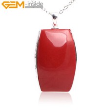 Necklace Square Sandstone Jade