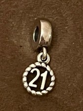 Genuine Pandora 21st Charm
