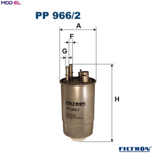 Fuel filter 966 for - fuel, fiat