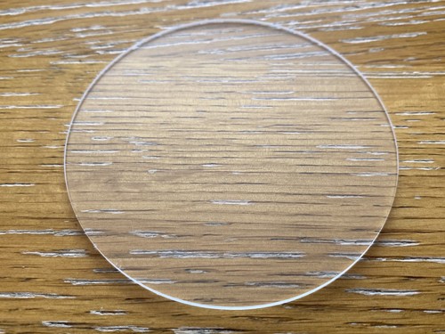 2mm clear round discs circles - 2mm,