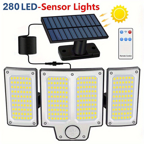 Solar power led wall light - solar,