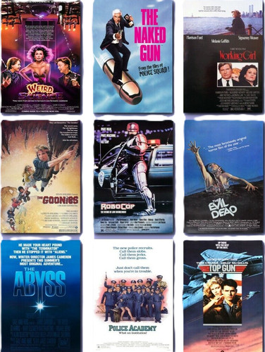 Film signs metal - film,