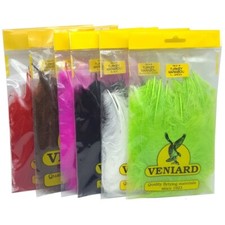 Veniard Fly Tying Turkey Marabou, Tail Feathers Marabou, ALL COLOURS AVAILABLE