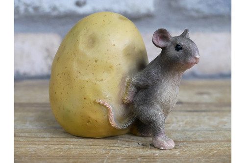 Mouse rolling potato - mouse,