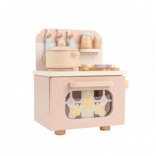 Wooden play kitchen - wooden,
