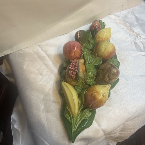 Vintage majolica hanging fruit - vintage,