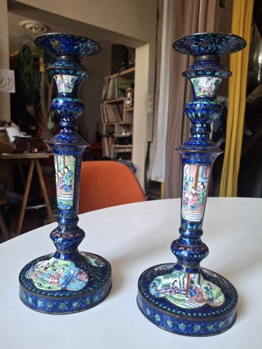 Rare pair china canton xix - rare,